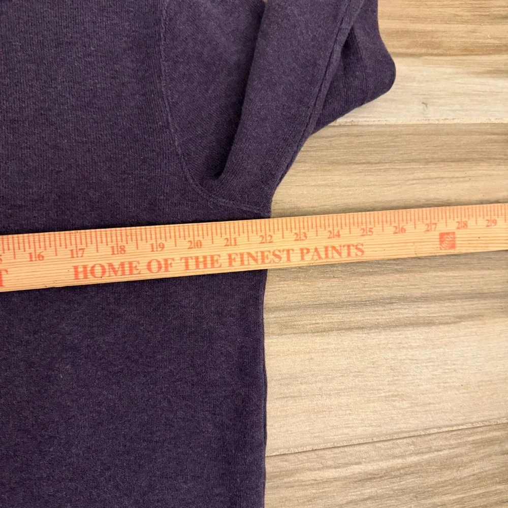 Vintage Polo Ralph Lauren French Rib 1/4 Zip Pullover Sweater Purple Mens M